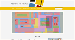 Desktop Screenshot of abstract-art-framed.com
