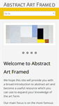 Mobile Screenshot of abstract-art-framed.com